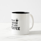 弁護士がすぐにコーヒーを入れる ツートーンマグカップ (正面右)