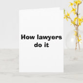 弁護士がそれをいかにするか カード (黄色い花)