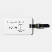 弁護士がやれ！ ラゲッジタグ (正面横)