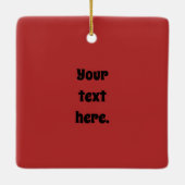 弁護士がクリスマスの飾りを飾る セラミックオーナメント (裏面)