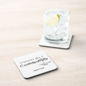 弁護士が秘密裏に行う コースター (右側)