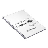 弁護士が秘密裏に行う ノートブック (右側)