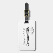 弁護士が秘密裏に行う ラゲッジタグ (正面縦)