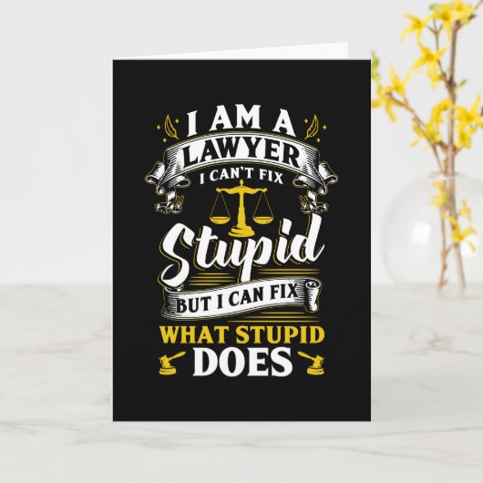 弁護士ことわざ カード (黄色い花)