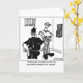 弁護士ではなく錠前屋を呼ぶ カード (黄色い花)