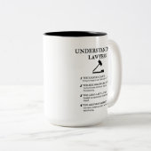 弁護士とは ツートーンマグカップ (正面右)