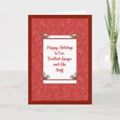 弁護士とスタッフのクリスマスカード カード (正面)