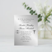 弁護士と医者のユニオン結婚式招待状 招待状 (スタンド正面)