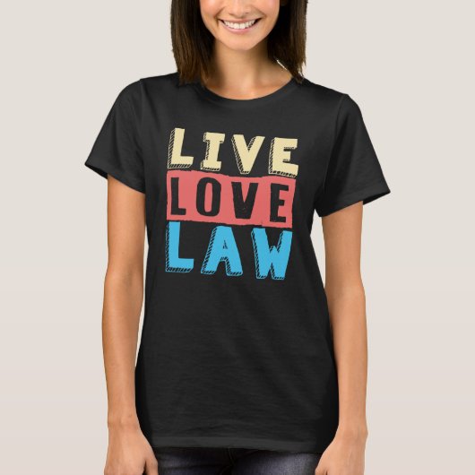 弁護士と法学生を目指す生愛法 Tシャツ (正面)