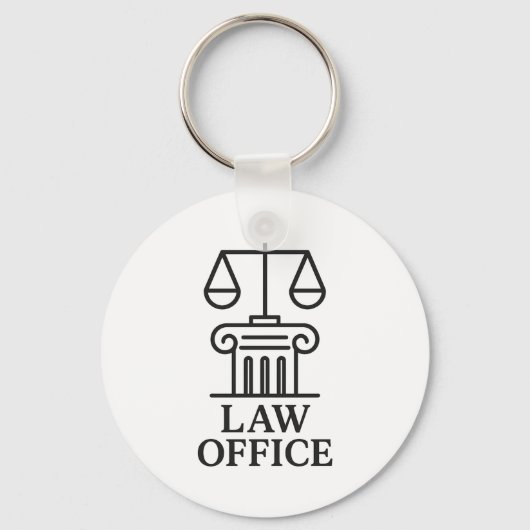 弁護士と法的デザイン キーホルダー (正面)