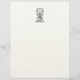 弁護士と法的デザイン レターヘッド