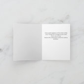 弁護士と雪だるまのクリスマスおめでとう カード (内部)