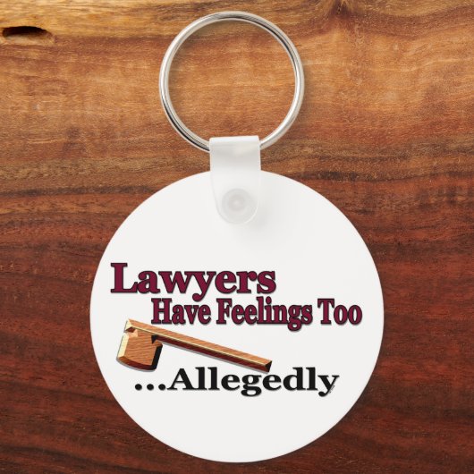 弁護士にも感覚があって…疑わしいキーチェーン キーホルダー (正面)
