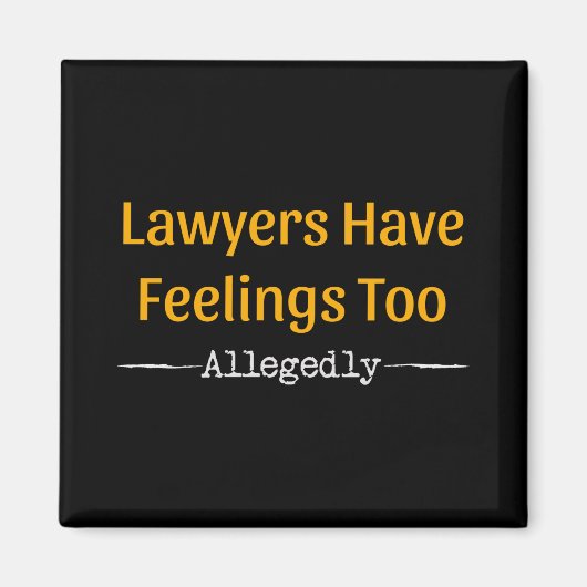 弁護士にも感覚がある – 弁護士 マグネット (正面)