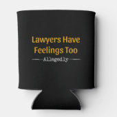 弁護士にも感覚がある – 弁護士 缶クーラー (裏面)