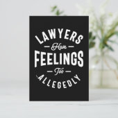 弁護士にも感覚がある。RSVPカードの申し立て 出欠カード (スタンド正面)