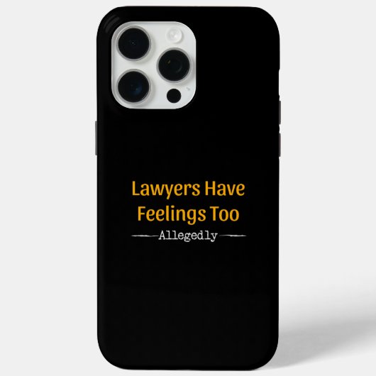 弁護士にも気持ちがあるらしい - 弁護士 Case-Mate iPhoneケース (裏面)