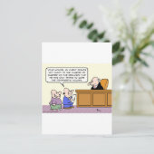 弁護士によると、殺人は実際にはしゃっくりを治す方法だった。 ポストカード (スタンド正面)