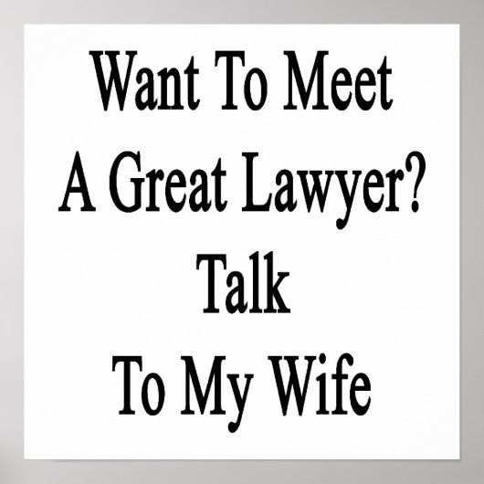 弁護士に会素晴らしって妻と話したい。 ポスター (正面)