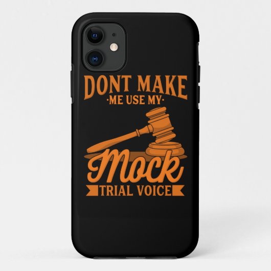 弁護士に模擬裁判の声を使わせるな Case-Mate iPhoneケース (裏面)