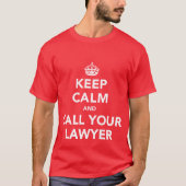 弁護士に相談を Tシャツ (正面)