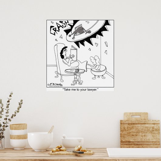 弁護士に頼む ポスター (キッチン)