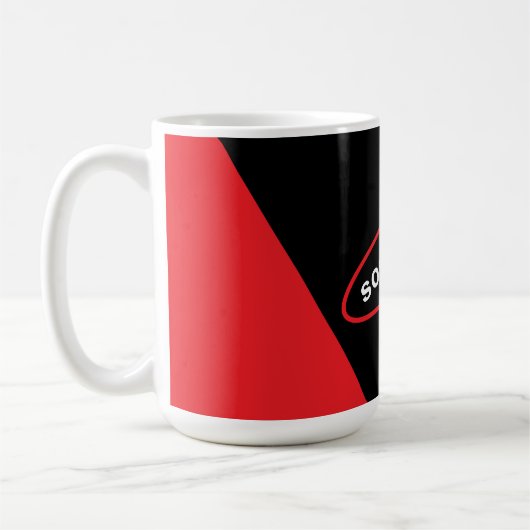 弁護士のためのアーティスティックデザインコーヒーマグ コーヒーマグカップ (左)