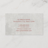 弁護士のばら色の金ゴールドのスケール弁護士 名刺 (裏面)