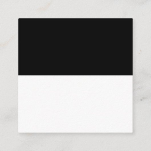 弁護士のオフィスのモダンでエレガントな弁護士 スクエア名刺 (裏面)