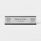 弁護士のオフィス デスクネームプレート (正面)