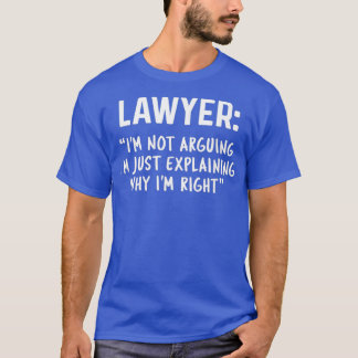 弁護士のギフトおもしろいプレゼントを主張しない Tシャツ