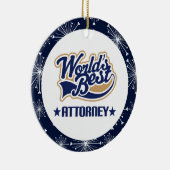 弁護士のギフトのオーナメント セラミックオーナメント (右)