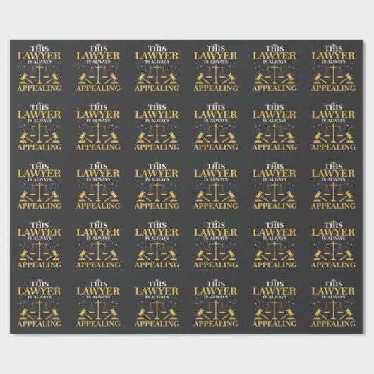 弁護士のギフトの法律学校の卒業の新しい弁護士 ラッピングペーパー (フラット)