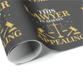 弁護士のギフトの法律学校の卒業の新しい弁護士 ラッピングペーパー (ロールコーナー)