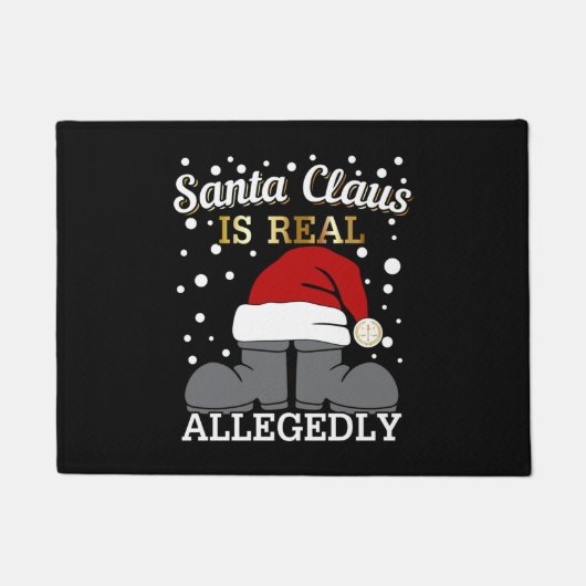 弁護士のクリスマス – サンタは実在疑わしい ドアマット (正面)