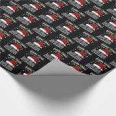 弁護士のクリスマス – サンタは実在疑わしい ラッピングペーパー (角)