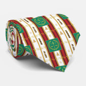 弁護士のクリスマス – 雪の正義を許はかりで測す ネクタイ (ロール)