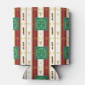 弁護士のクリスマス – 雪の正義を許はかりで測す 缶クーラー (裏面)