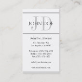 弁護士のコラムW/W 名刺 (裏面)