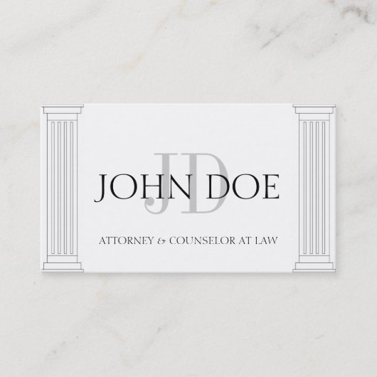 弁護士のコラムW/W 名刺 (正面)