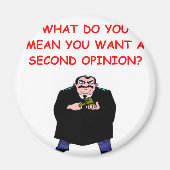 弁護士のジョークのギフトとtシャツ マグネット (正面)