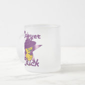 弁護士のチ#9 フロストグラスマグカップ (正面左)