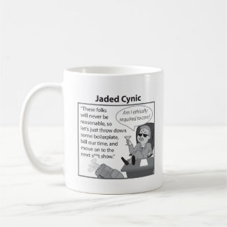 弁護士のフィールドガイド：Jaded Cynic Mug コーヒーマグカップ