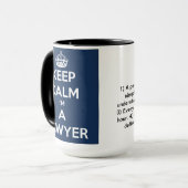 弁護士のマグ マグカップ (正面左)