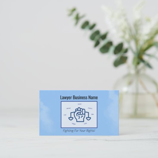 弁護士の公権 名刺 (スタンド正面)