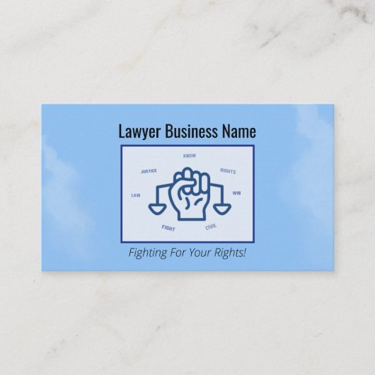 弁護士の公権 名刺 (正面)