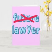 弁護士の卒業製品 カード (黄色い花)