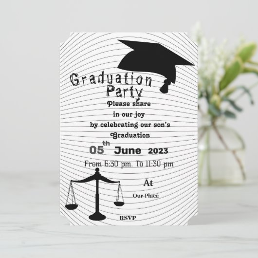 弁護士の卒業 招待状 (スタンド正面)