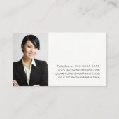 弁護士の名刺のテンプレート 名刺 (裏面)