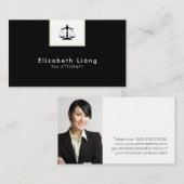 弁護士の名刺のテンプレート 名刺 (正面/裏面)